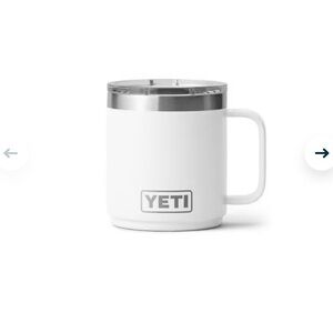 YETI White Rambler Mug with Handle